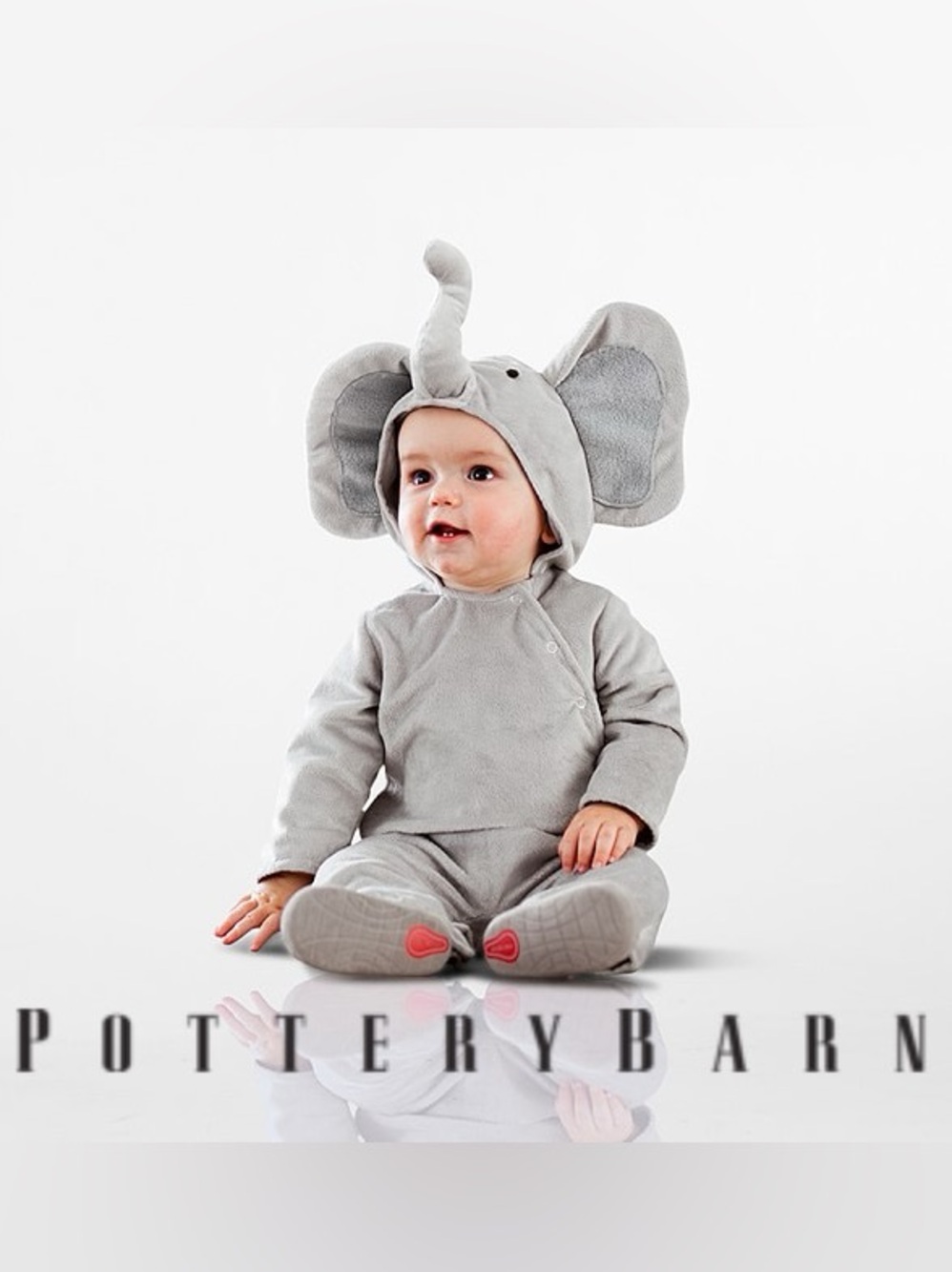 🐘 Pottery Barn Baby Elephant Halloween Costume 6-12 Months